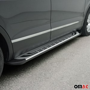 Alfa Romeo Tonale Side Steps - Omac - Silver/ Black 